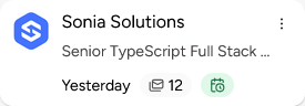 Tiddy app company folio